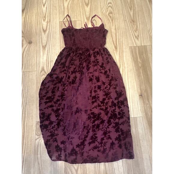 VICI dress women’s small only yours mesh burn out velvet midi dress - Picture 4 of 4